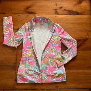 Lily Pulitzer track jacket.